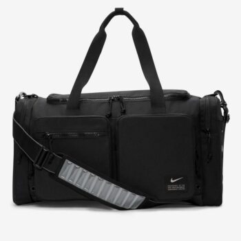 کیف و کوله پشتی Nike — Nike Utility Power Training Duffel Bag (Medium, 51L) - Black/Black/Enigma Stone — تصویر 2