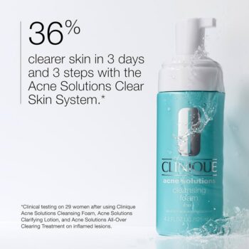 مراقبت پوست Clinique — Clinique Anti-Blemish Solutions Cleansing Foam, Acne-Fighting Face Wash for Clear Skin, 125ml onl