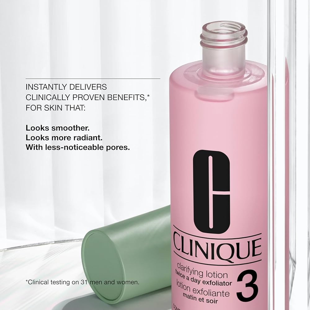 مراقبت پوست Clinique — Clinique Clarifying Lotion 3 Combination to Oily Skin Exfoliating Toner for Clearer, Balanced Ski