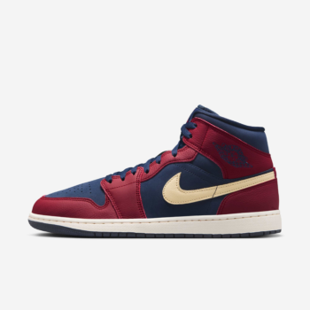 کفش مردانه Jordan — Air Jordan 1 Mid SE Men's Shoes - Team Red/Obsidian/Pale Vanilla