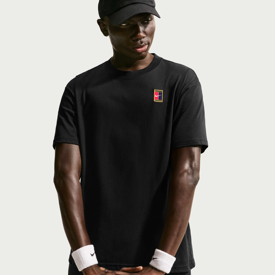 لباس مردانه Nike — NikeCourt Men's Max90 Tennis T-Shirt - Black — تصویر 4