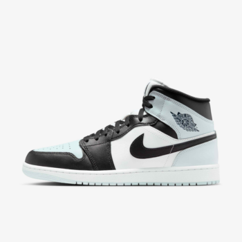کفش مردانه Jordan — Air Jordan 1 Mid Men's Shoes - Summit White/Neutral Grey/Infrared 23/Black — تصویر 2