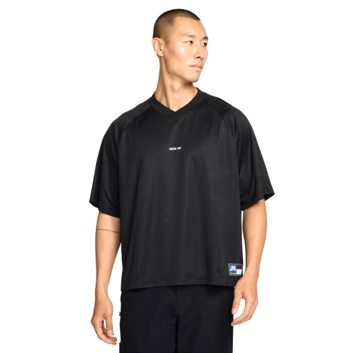 لباس مردانه Nike — Nike SB Jacquard Skate Jersey Top - Black