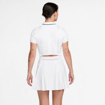 لباس زنانه Nike — NikeCourt Slam Women's Dri-FIT Tennis Dress - White — تصویر 2