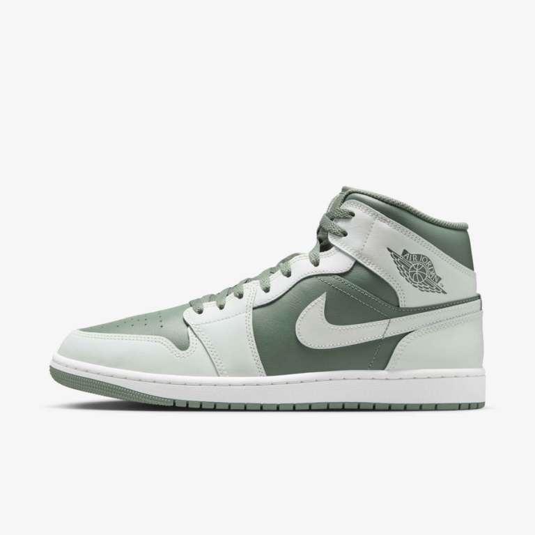 Air Jordan 1 Mid Men's Shoes - Summit White/Neutral Grey/Infrared 23/Black