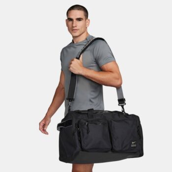کیف و کوله پشتی Nike — Nike Utility Power Training Duffel Bag (Medium, 51L) - Black/Black/Enigma Stone