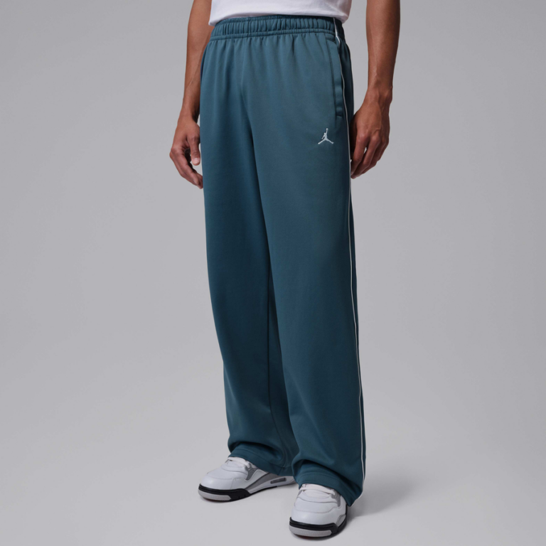 Jordan Brooklyn Men's Tricot Tracksuit Bottoms - Squadron Blue/White/White