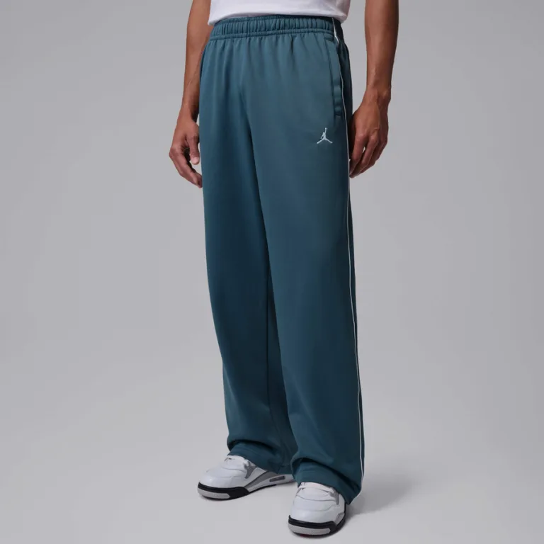 Jordan Brooklyn Men's Tricot Tracksuit Bottoms - Squadron Blue/White/White