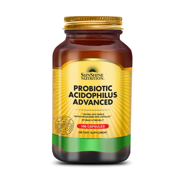Sunshine Nutrition Probiotic Acidophilus Advanced 100 Capsules